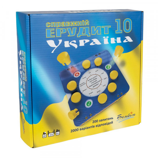 Настольная игра Настоящий Эрудит 10 Украина