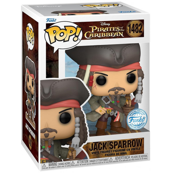 Фигурка Джек Спарроу - Funko Pop Пираты Карибского моря #1482: Джек Спарроу
