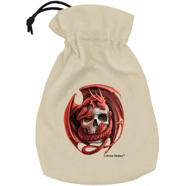 Мешочек Anne Stokes Dice Pouch: Skull Embrace