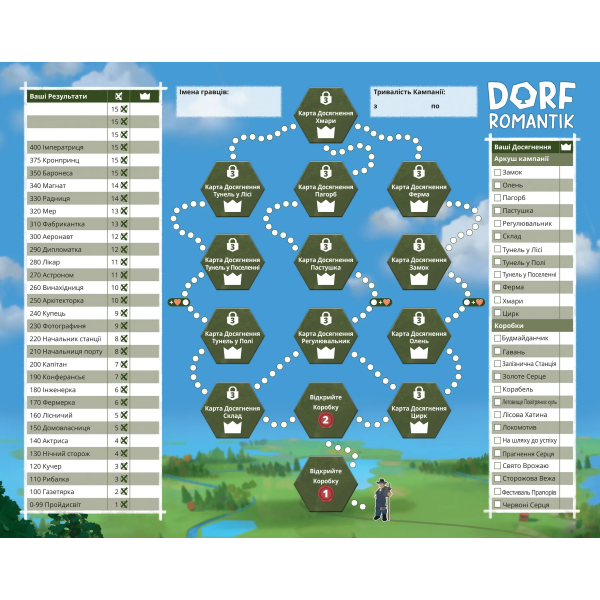 Настольная игра Дорфромантик - Фермерские Приключения (Dorfromantik)