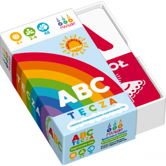 Настільна гра ABC tęcza. Польська абетка
