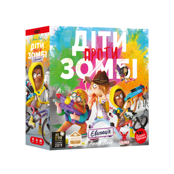 Настольная игра Діти проти зомбі (Zombie Kidz Evolution)