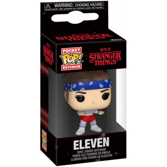 Фигурка Одиннадцать с банданой - Funko POP! Keychain: Stranger Things - Eleven