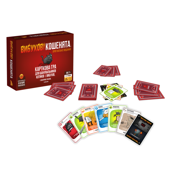 Настільна гра Вибухові кошенята: Оригінальне видання (Exploding Kittens: Original)