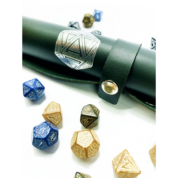Лоток для кубиков D20 зеленый Dice Tray