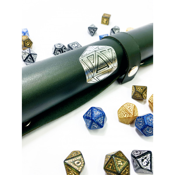 Лоток для кубиков D20 зеленый Dice Tray
