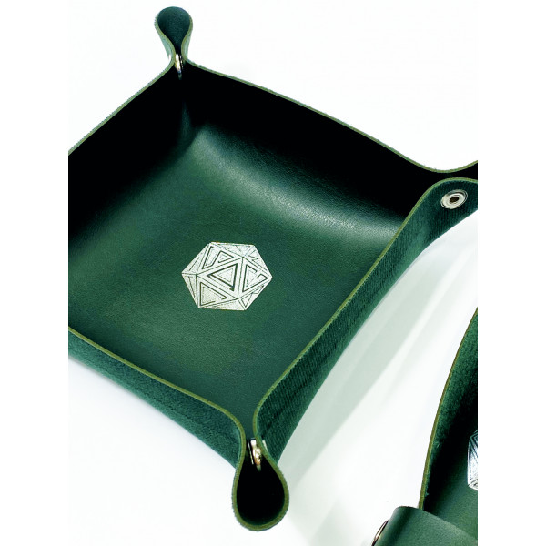 Лоток для кубиков D20 зеленый Dice Tray