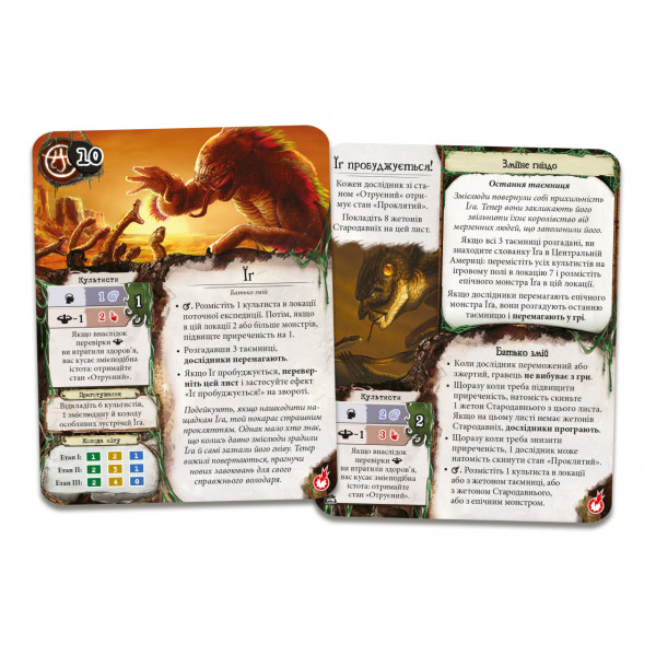 Настільна гра Прадавній жах. Забуті знання (Eldritch Horror: Forsaken Lore)