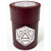 Стакан для кубиков D20 бургунди Dice Cup