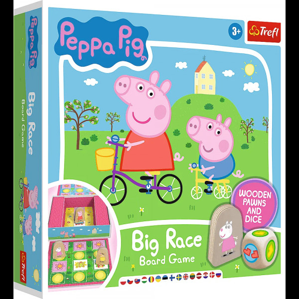 Настольная игра Большие гонки. Свинка Пеппа (Peppa Pig)