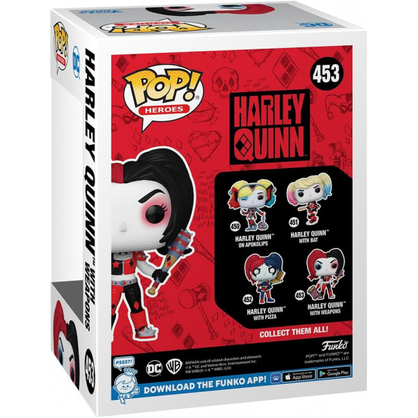 Фигурка Харли Квинн - Funko POP Heroes DC #453: Harley Quinn with Weapons