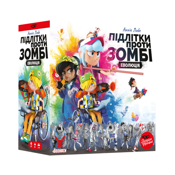 Настільна гра Підлітки проти зомбі (Zombie Teenz Evolution)