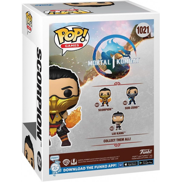 Фигурка Скорпион - Funko POP Games #1021: Mortal Kombat 1 - Scorpion