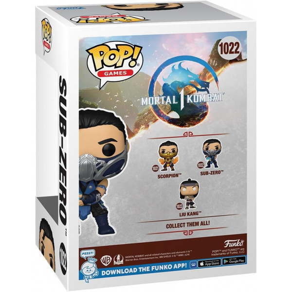 Фигурка Саб-Зиро - Funko POP Games #1022: Mortal Kombat 1 - Sub Zero