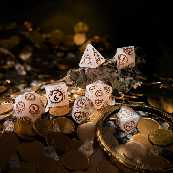 Набір кубиків Dragons Dice Set: Quartz (7)