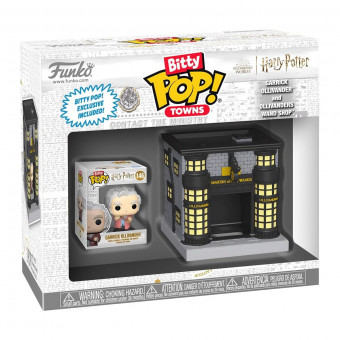 Фигурка Оливандер и магазин волшебных палочек - Bitty Pop! Towns: Garrick Ollivander and Ollivander Wand Shop