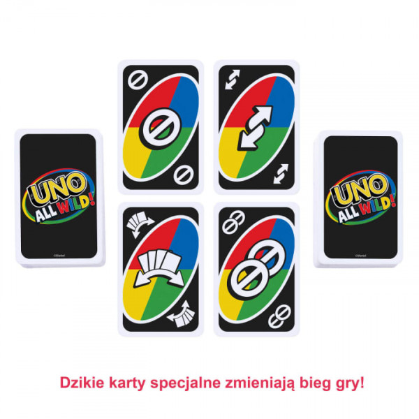 Настільна гра UNO All Wild! (Уно: Усі Шалені)