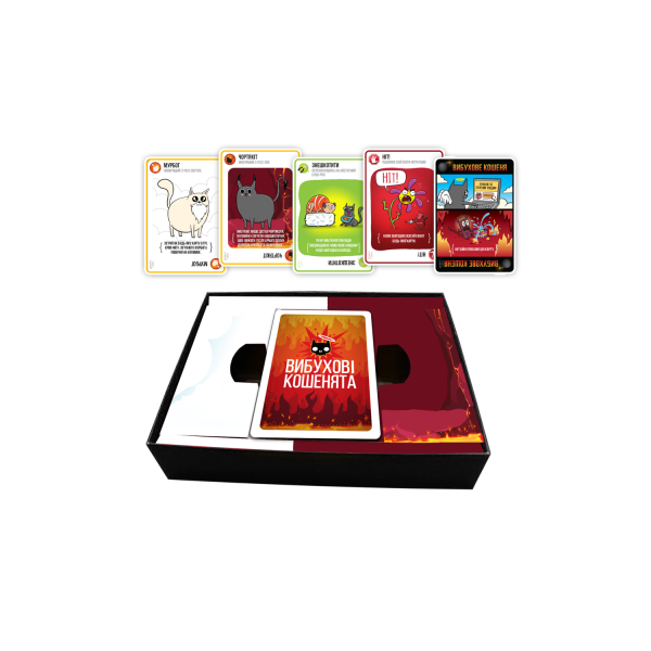 Настільна гра Вибухові кошенята: Добро і Зло (Exploding Kittens: Good Vs Evil)