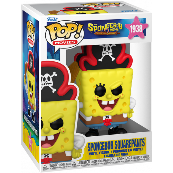 Фігурка Пірат Губка Боб - Funko POP Movies #1938: SpongeBob Pirate