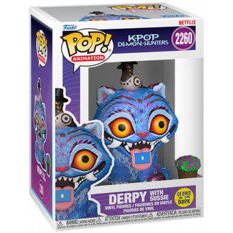 Фигурка Тигр с Сорокой и цветок - Funko POP! KPop Demon Hunters #2260: Derpy with Sussie