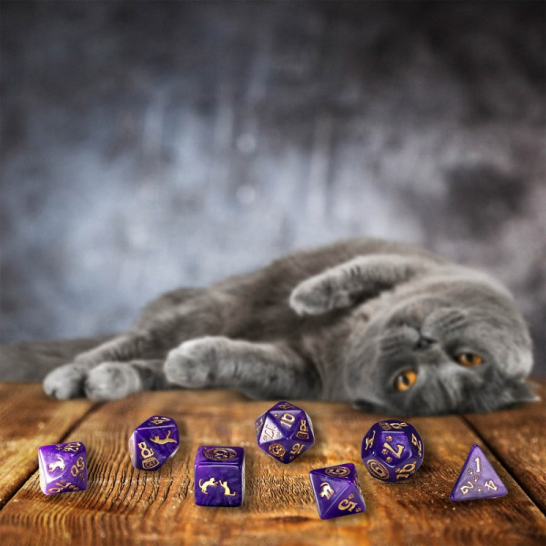 Набір кубиків Cats Dice Set Purrito (7)