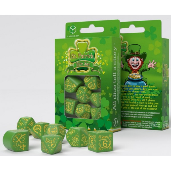 Набір кубиків St. Patrick The Lucky Charm Modern Dice Set (7)