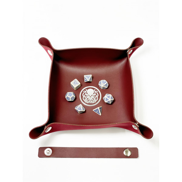 Лоток для кубиків Ктулху бургунді Dice Tray