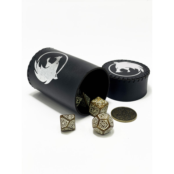 Стакан для кубиків Вовк чорний Dice Cup