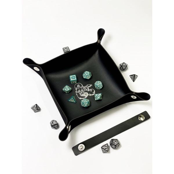 Лоток для кубиків Дракон чорний Dice Tray
