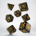 Набор кубиков Halloween Pumpkin Black & Glow in the dark Dice Set (7)