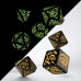 Набор кубиков Halloween Pumpkin Black & Glow in the dark Dice Set (7)