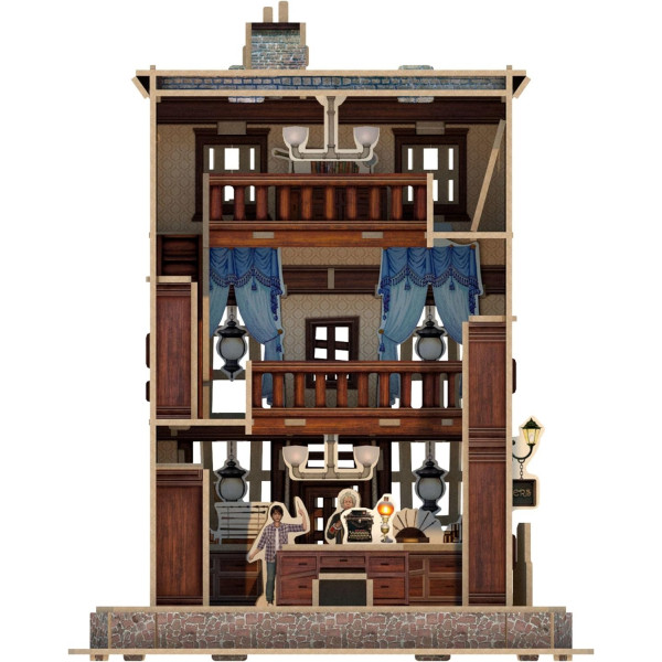Крамниця чарівних паличок Олівандера Пазл 3D (Ollivander Wand Shop Set 3D puzzle)