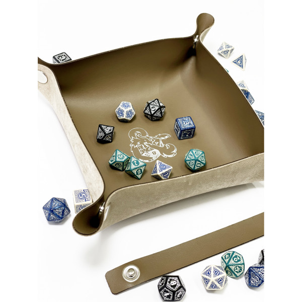 Лоток для кубиків Дракон коричневий Dice Tray
