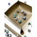 Лоток для кубиків Дракон коричневий Dice Tray
