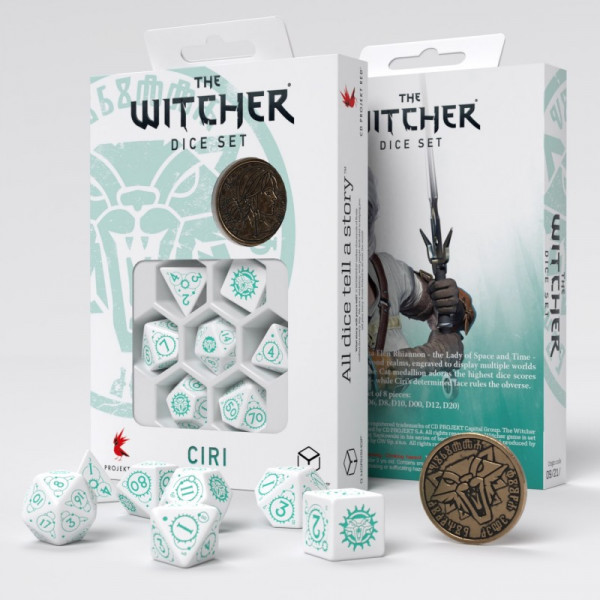 Набор кубиков The Witcher Dice Set. Ciri - The Law of Surprise (7)
