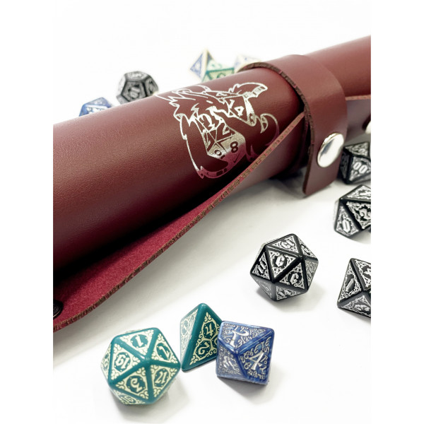 Лоток для кубиків Дракон бургунді Dice Tray