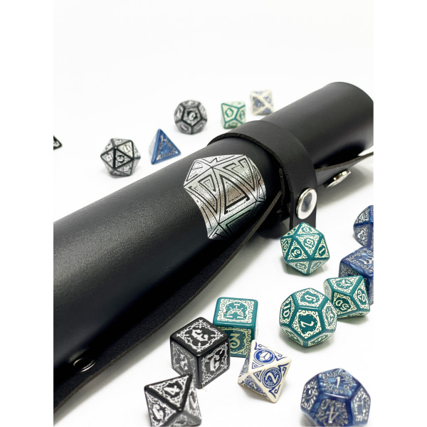 Лоток для кубиков D20 черный Dice Tray