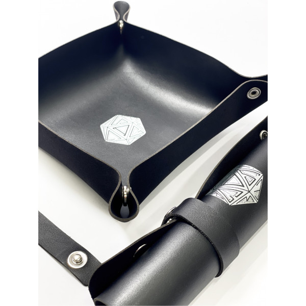 Лоток для кубиков D20 черный Dice Tray