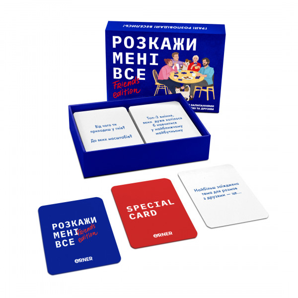 Настольная игра Расскажи мне все! Friends edition УКР