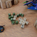 Набір кубиків Crosshairs Compact D6: Beige & Olive Dice Set