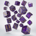 Набор кубиков Full Pack of D6s: Shimmering Purple&Gold