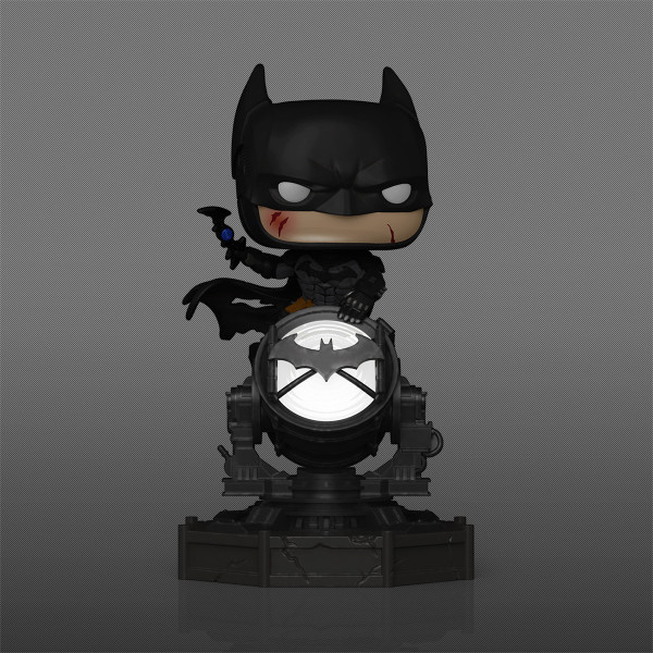 Фигурка Бэтмен и Бэт-сигнал (свет) — Funko Pop Heroes #614: Batman