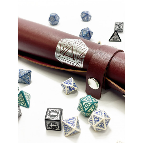 Лоток для кубиків D20 бургунді Dice Tray