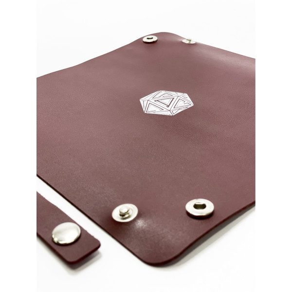 Лоток для кубиків D20 бургунді Dice Tray