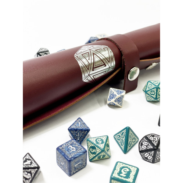 Лоток для кубиків D20 бургунді Dice Tray