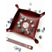 Лоток для кубиків D20 бургунді Dice Tray