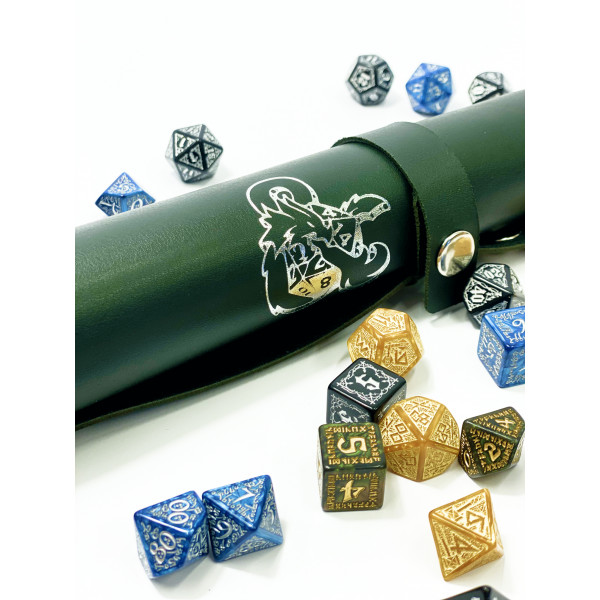 Лоток для кубиків Дракон зелений Dice Tray