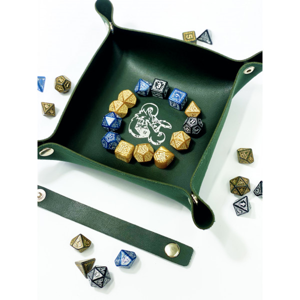 Лоток для кубиків Дракон зелений Dice Tray