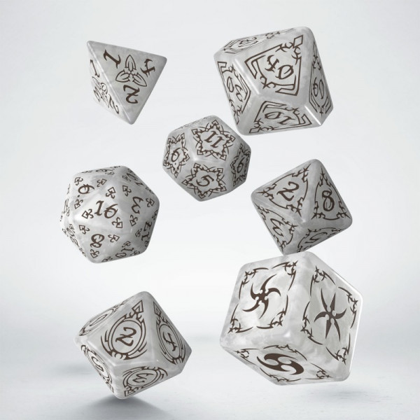 Набор кубиков Tribal Dice Set: Pearl & Brown