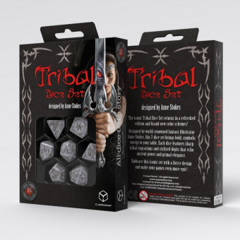 Набор кубиков Tribal Dice Set: Pearl & Brown
